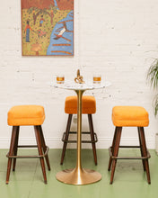 Load image into Gallery viewer, Yellow Mustard Bar Stools Set of 3
