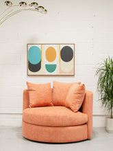 Load image into Gallery viewer, Bianca Swivel Chair in Amadeus Tangerine
