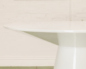 Lacquered White Table