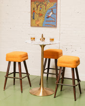 Load image into Gallery viewer, Yellow Mustard Bar Stools Set of 3
