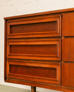 Walnut Framed Dresser