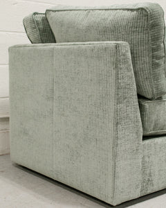 Barney Loveseat Sofa in Belmont Jade