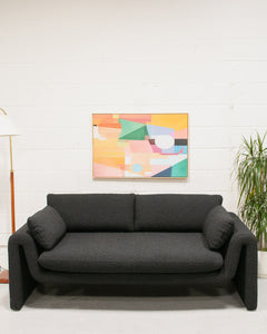 Marcos Sofa in Nubby Black