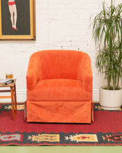 Load image into Gallery viewer, Betsy Orange Swivel Chair
