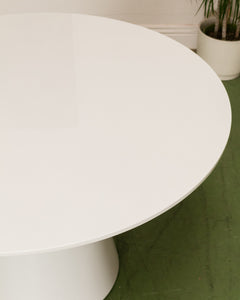 Lacquered White Table