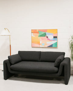 Marcos Sofa in Nubby Black