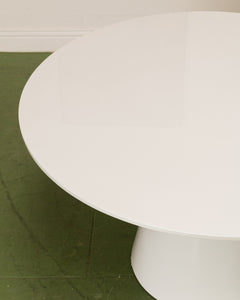 Lacquered White Table