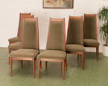 Load image into Gallery viewer, Deep Sage Green Vintage Drexel Dining Chairs (set of 6)
