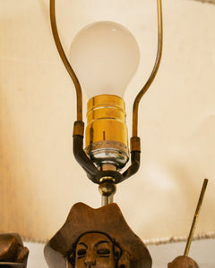 Vintage Colonial Man Lamp