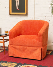 Load image into Gallery viewer, Betsy Orange Swivel Chair
