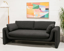 Load image into Gallery viewer, Marcos Sofa in Nubby Black
