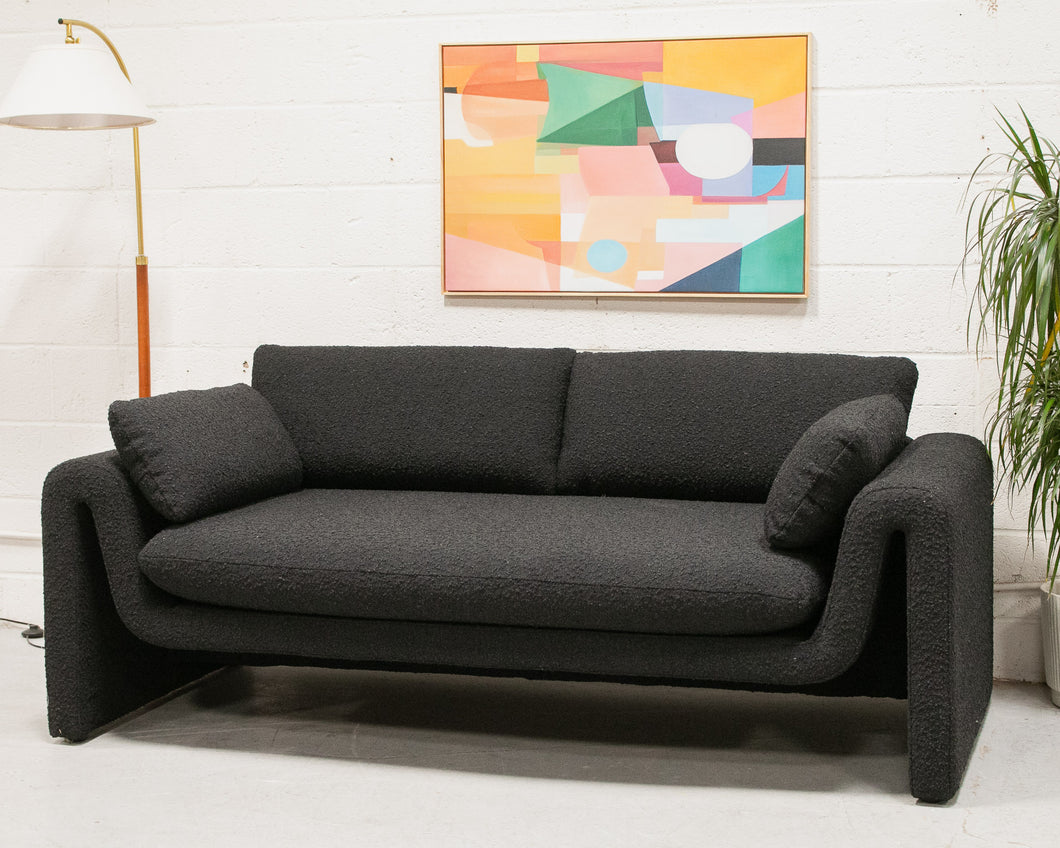 Marcos Sofa in Nubby Black