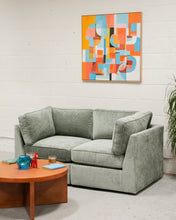 Load image into Gallery viewer, Barney Loveseat Sofa in Belmont Jade
