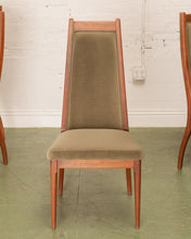 Load image into Gallery viewer, Deep Sage Green Vintage Drexel Dining Chairs (set of 6)
