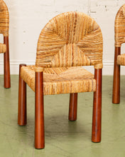 Load image into Gallery viewer, Half moon Rattan Dining Chair
