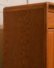 Load image into Gallery viewer, Vintage Oak boho Buffet Sideboard Credenza
