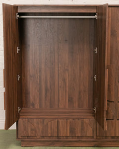 Brutalist Modern Armoire