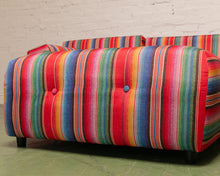 Load image into Gallery viewer, Striped Low Profile Modular Sofa
