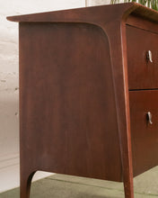 Load image into Gallery viewer, Leather Top Drexel Desk
