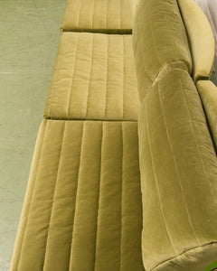 Vintage Modular Green Sofa