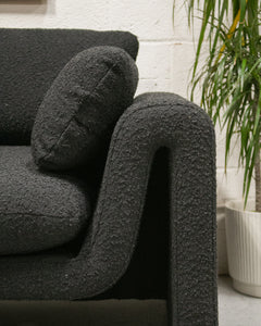 Marcos Sofa in Nubby Black