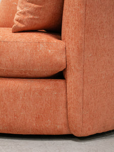 Bianca Swivel Chair in Amadeus Tangerine