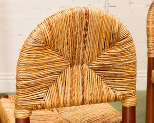 Half moon Rattan Dining Chair