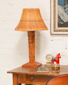 Vintage Tiki Lamp