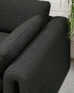 Marcos Sofa in Nubby Black