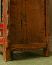 Load image into Gallery viewer, Hand Painted Ornate Cabinet with Flowers from Tibet circa 1920&#39;s
