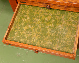 Antique Oak Tailors Desk