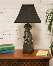 Load image into Gallery viewer, Cast Bronze Foo Dog Lamp by Sarreid
