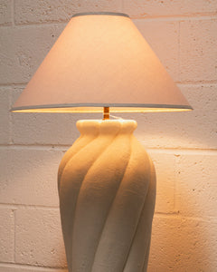 Post Modern Twisted Ceramic Lamp