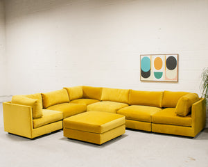 Sebastian 7 Piece Sofa in Citron