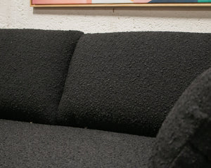 Marcos Sofa in Nubby Black