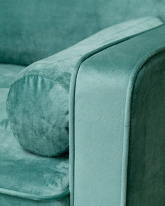 Maya Sofa in Napa Teal Blue