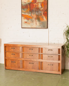 Oak Boho Dresser by Thomasville