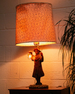 Vintage Colonial Man Lamp