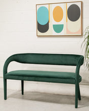 Load image into Gallery viewer, Alexander Dining Bench in Green
