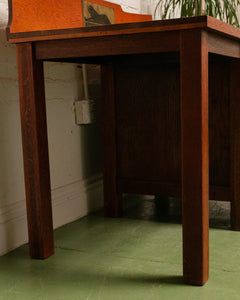 Antique Oak Tailors Desk