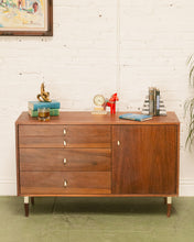 Load image into Gallery viewer, Vintage Walnut Sideboard
