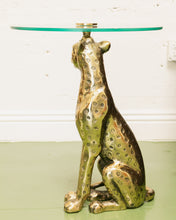 Load image into Gallery viewer, Gold Cheetah Side Table
