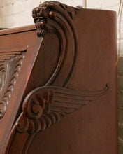 Load image into Gallery viewer, Late 19th-Early 20th C. Mahogany Renaissance Drop Front Bureau
