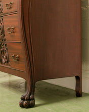 Load image into Gallery viewer, Late 19th-Early 20th C. Mahogany Renaissance Drop Front Bureau
