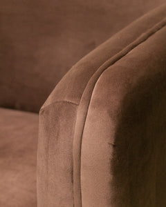 Chocolate Brown Club Armchair