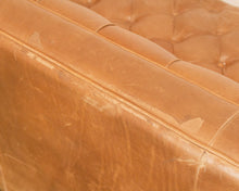 Load image into Gallery viewer, 12 Foot Leather Tufted Sofa
