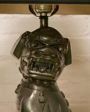 Load image into Gallery viewer, Cast Bronze Foo Dog Lamp by Sarreid
