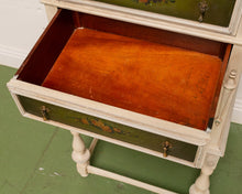 Load image into Gallery viewer, Antique Karpen Handpainted Tall Chest
