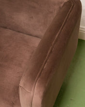 Load image into Gallery viewer, Chocolate Brown Club Armchair
