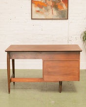 Load image into Gallery viewer, 1960s Mainline for Hooker Furniture Floating Walnut Wood Executive Desk
